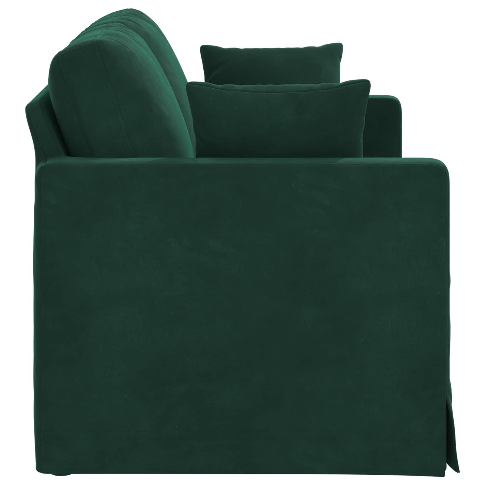 Bank Donkergroen 138 x 78 x 80 cm Fluweel