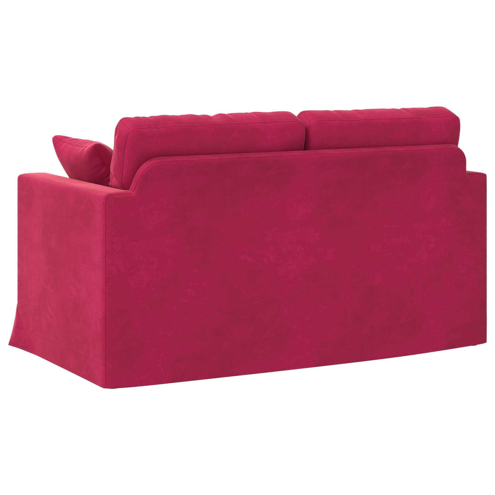 Bank Wijnrood 138 x 78 x 80 cm Fluweel