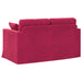 Bank Wijnrood 138 x 78 x 80 cm Fluweel
