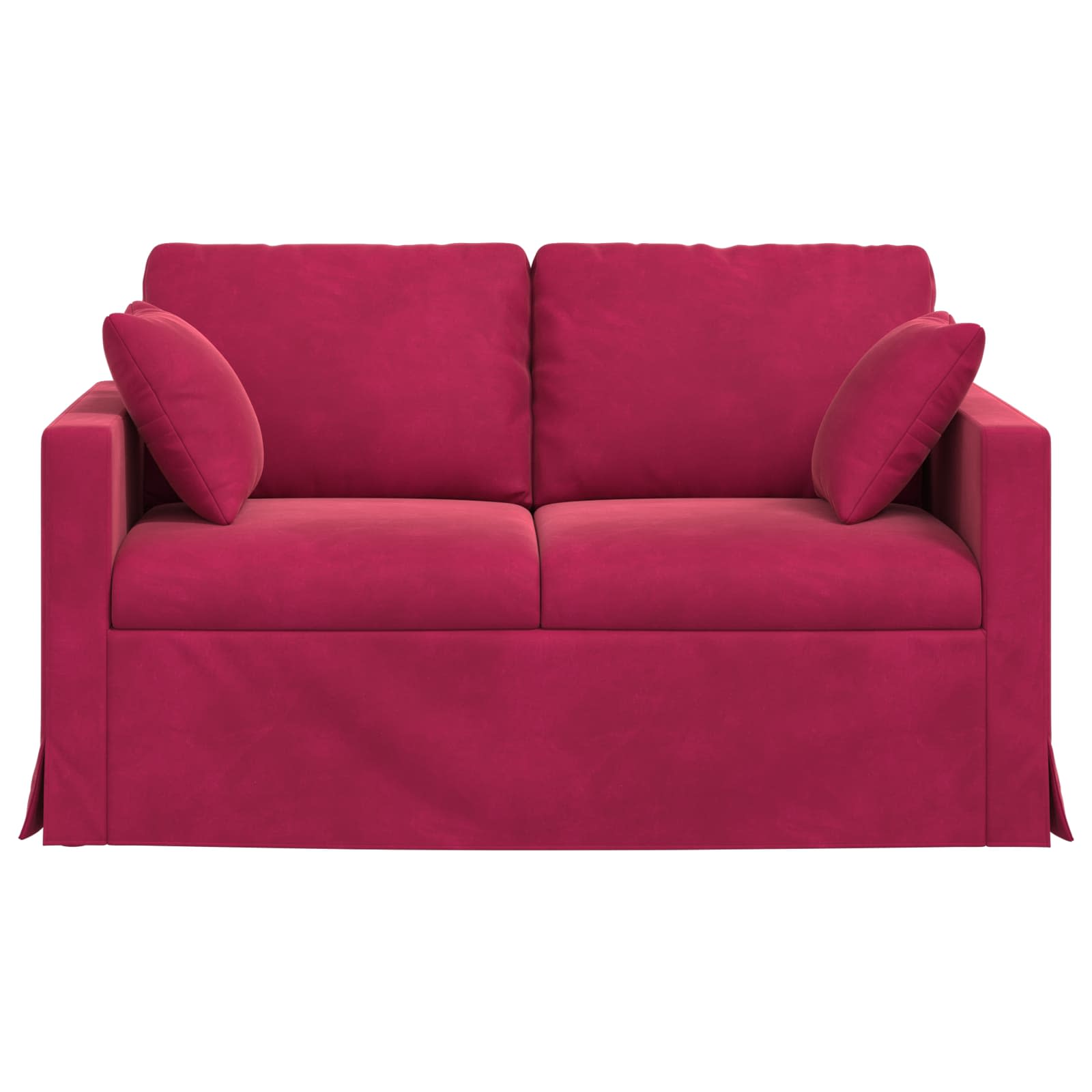 Bank Wijnrood 138 x 78 x 80 cm Fluweel