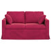 Bank Wijnrood 138 x 78 x 80 cm Fluweel