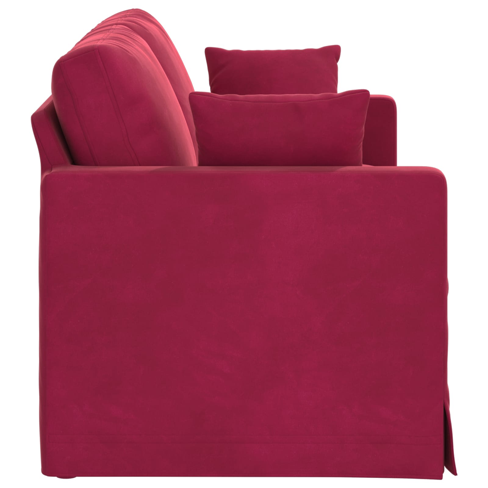 Bank Wijnrood 138 x 78 x 80 cm Fluweel