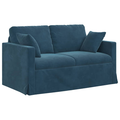 Bank Blauw 138 x 78 x 80 cm Fluweel