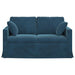Bank Blauw 138 x 78 x 80 cm Fluweel