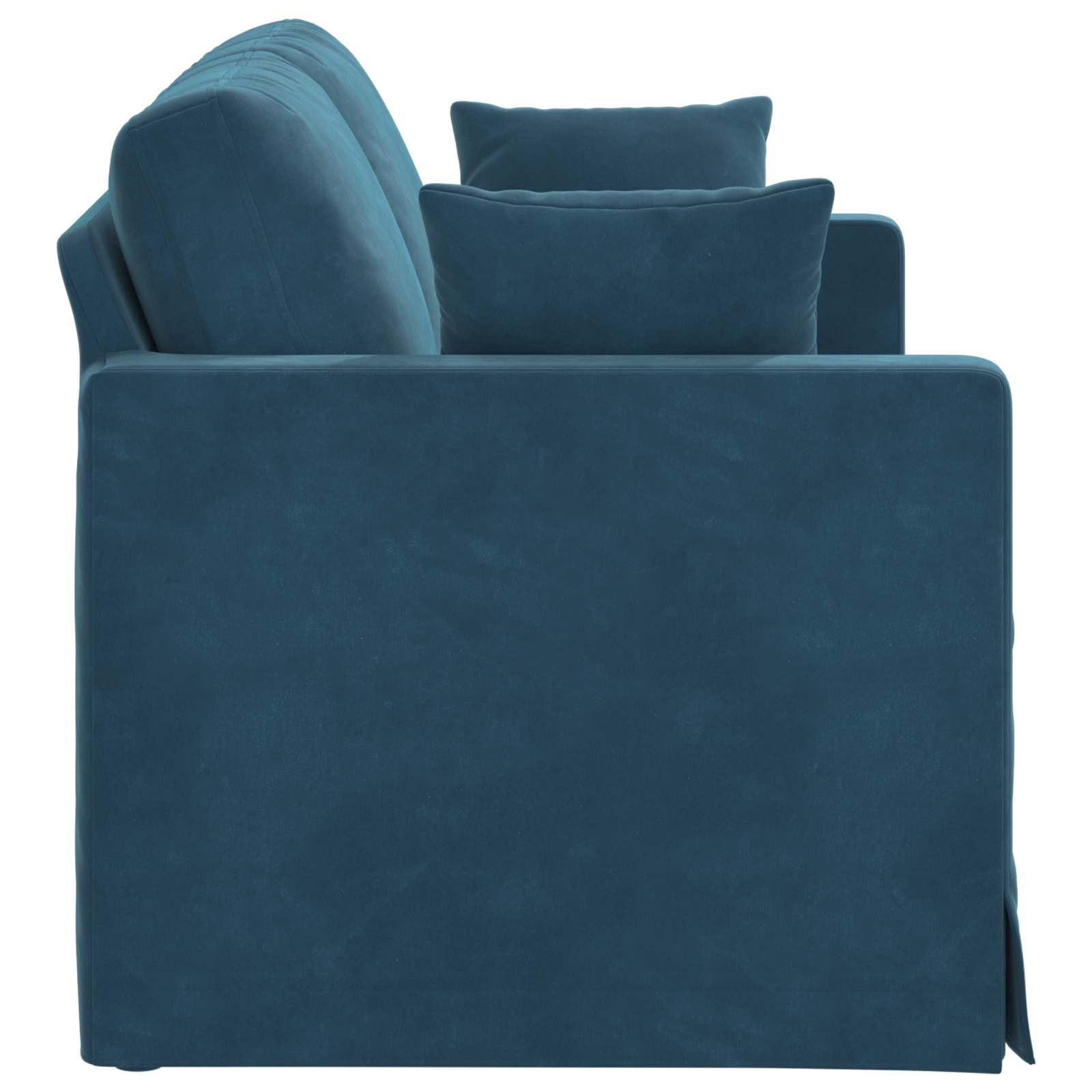 Bank Blauw 138 x 78 x 80 cm Fluweel