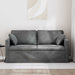 Bank Donkergrijs 158 x 78 x 80 cm Fluweel