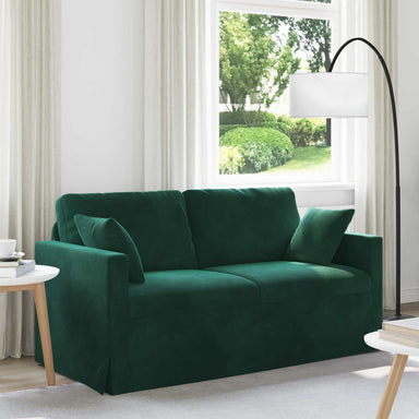 Bank Donkergroen 158 x 78 x 80 cm Fluweel
