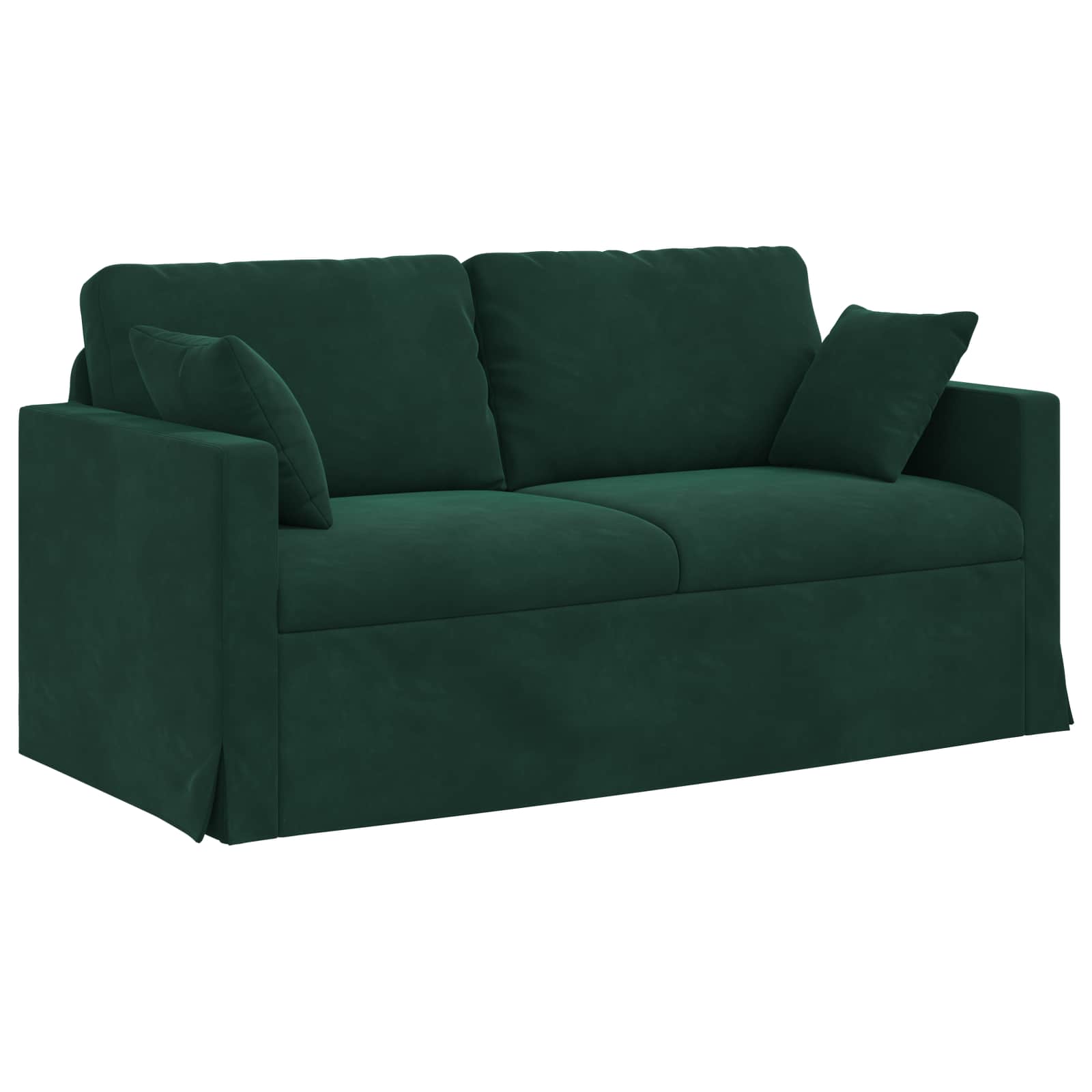 Bank Donkergroen 158 x 78 x 80 cm Fluweel