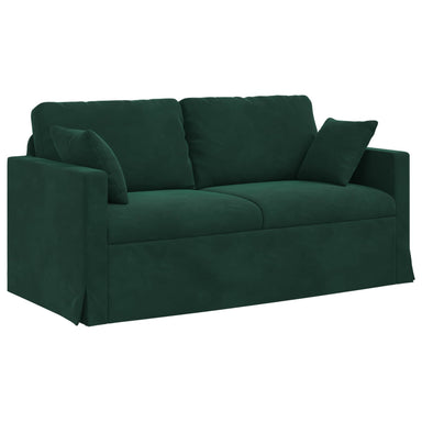 Bank Donkergroen 158 x 78 x 80 cm Fluweel