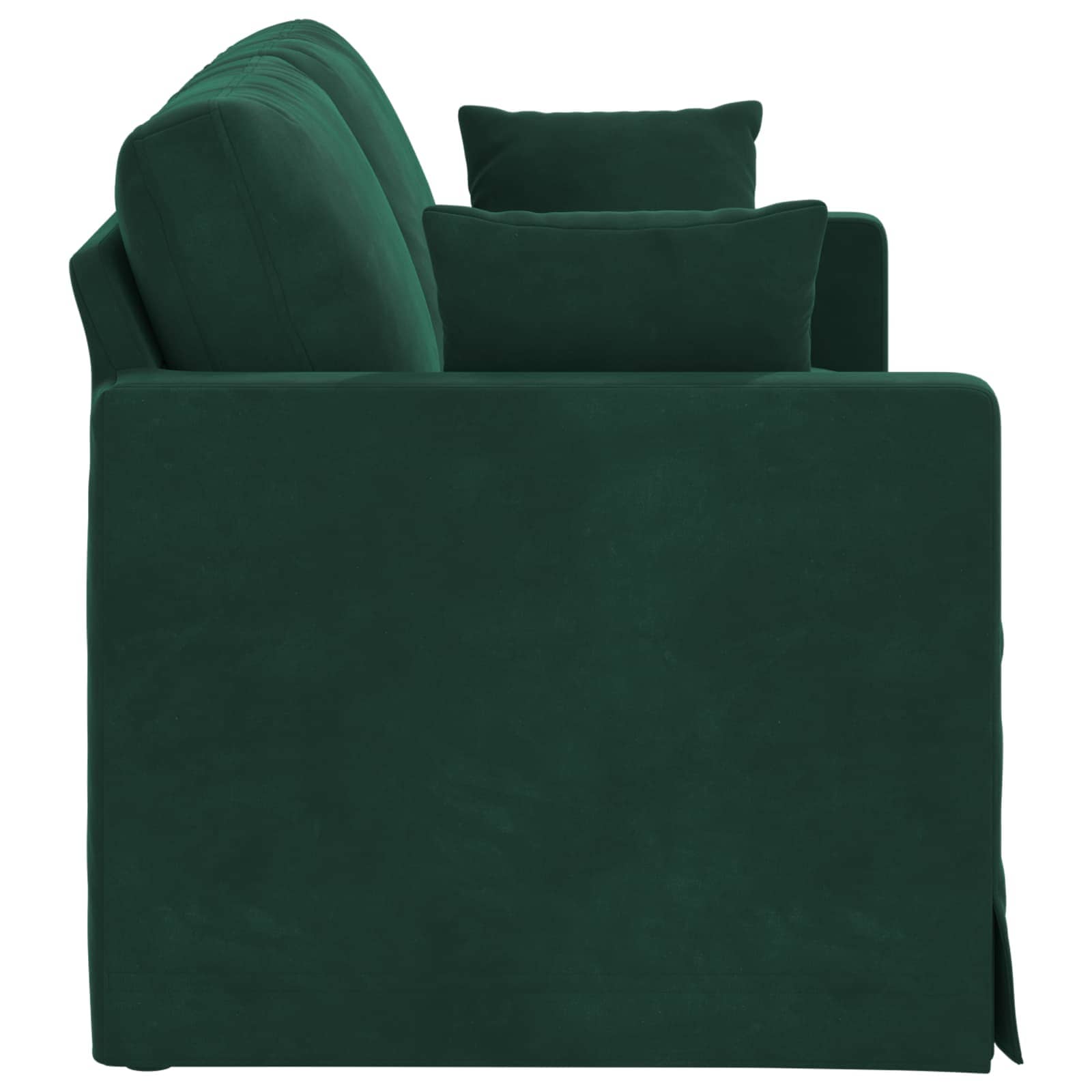 Bank Donkergroen 158 x 78 x 80 cm Fluweel