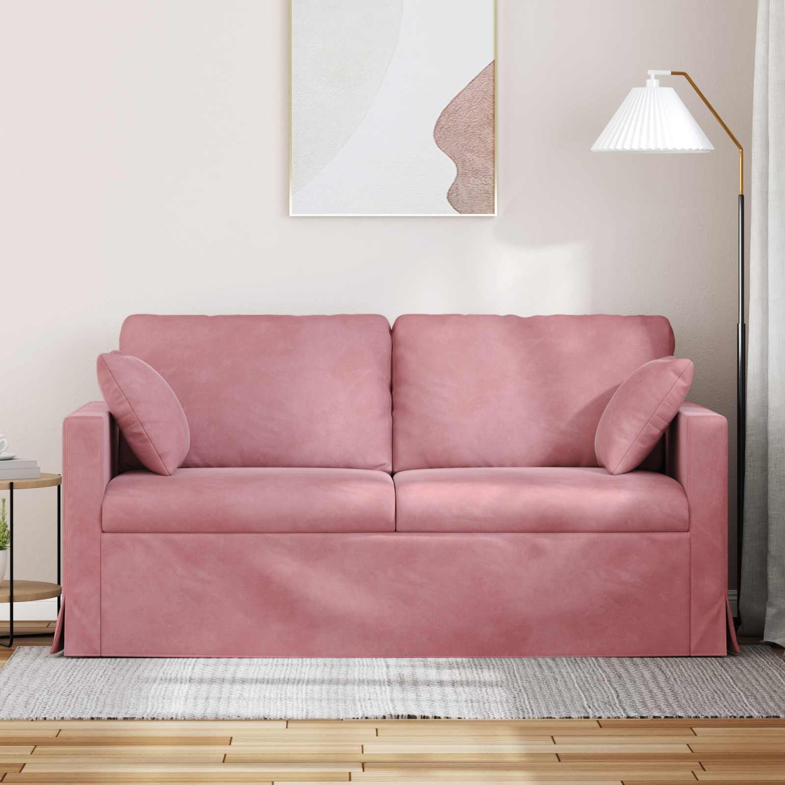 Bank Roze 158 x 78 x 80 cm Fluweel