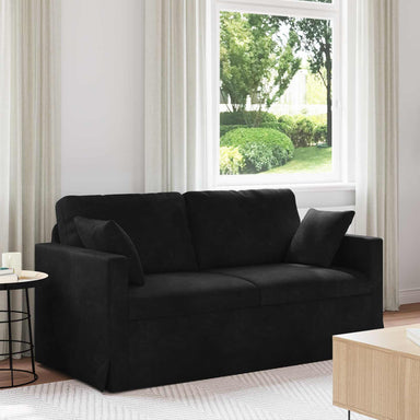 Bank Zwart 158 x 78 x 80 cm Fluweel
