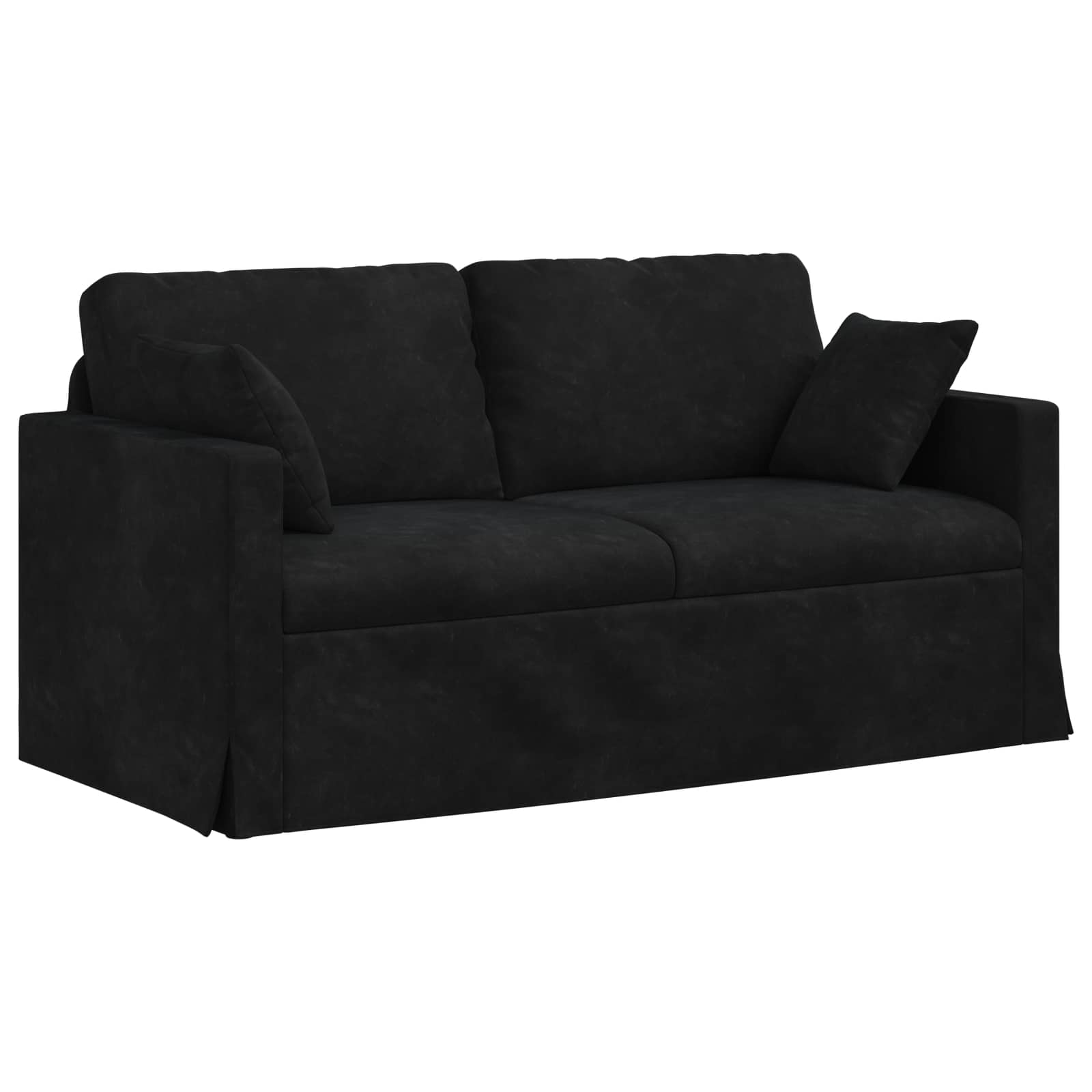 Bank Zwart 158 x 78 x 80 cm Fluweel