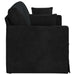 Bank Zwart 158 x 78 x 80 cm Fluweel