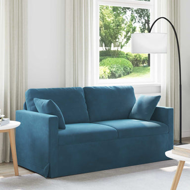 Bank Blauw 158 x 78 x 80 cm Fluweel