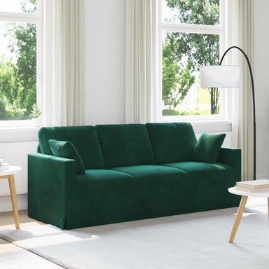 Bank Donkergroen 198 x 78 x 80 cm Fluweel