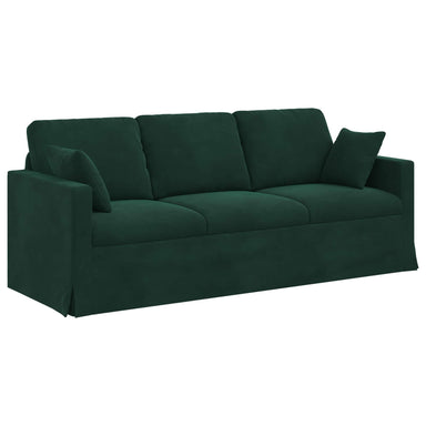 Bank Donkergroen 198 x 78 x 80 cm Fluweel