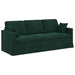 Bank Donkergroen 198 x 78 x 80 cm Fluweel