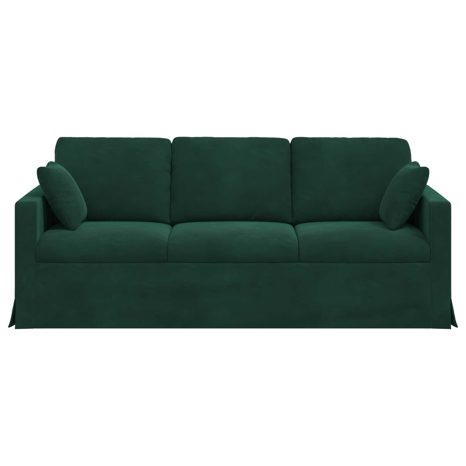 Bank Donkergroen 198 x 78 x 80 cm Fluweel