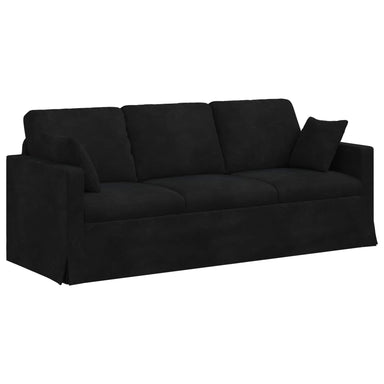 Bank Zwart 198 x 78 x 80 cm Fluweel