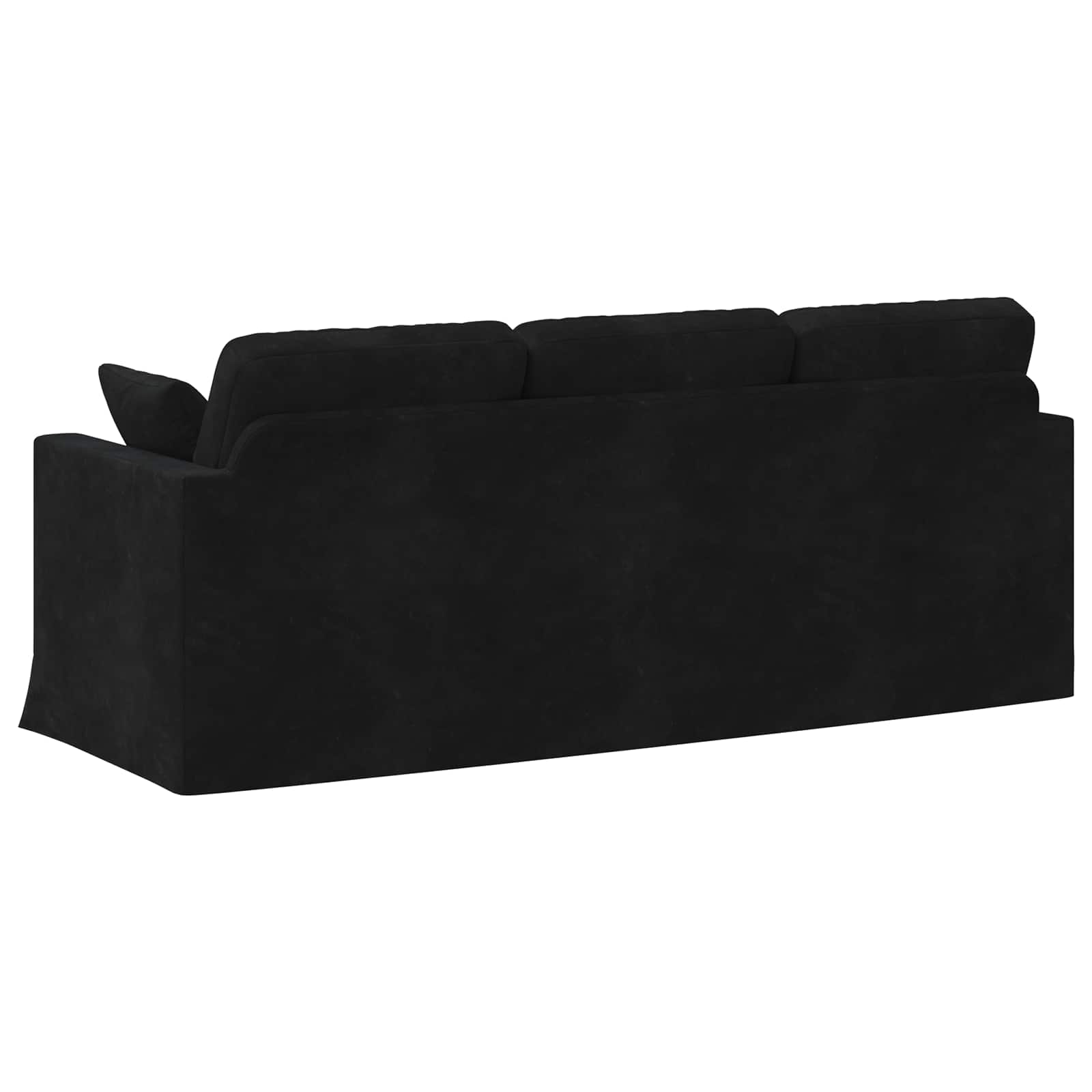 Bank Zwart 198 x 78 x 80 cm Fluweel