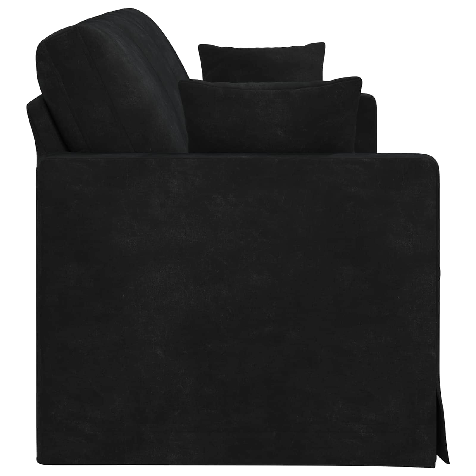 Bank Zwart 198 x 78 x 80 cm Fluweel