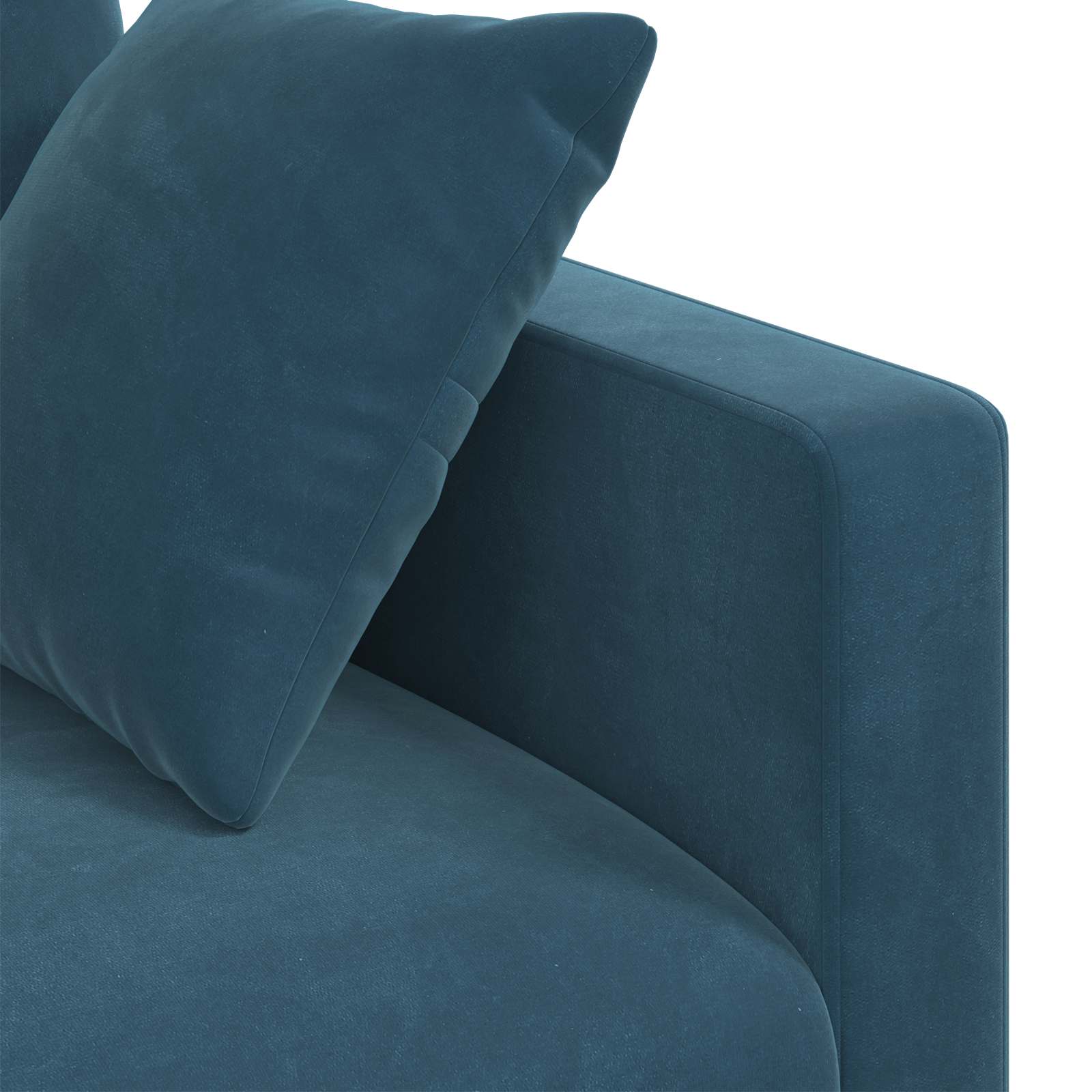 Bank Blauw 198 x 78 x 80 cm Fluweel