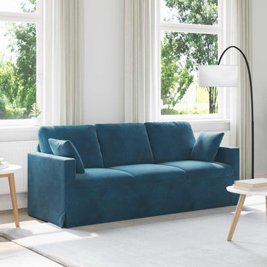 Bank Blauw 198 x 78 x 80 cm Fluweel