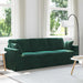 Bank Donkergroen 228 x 78 x 80 cm Fluweel