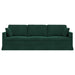 Bank Donkergroen 228 x 78 x 80 cm Fluweel