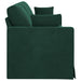 Bank Donkergroen 228 x 78 x 80 cm Fluweel