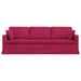 Bank Wijnrood 228 x 78 x 80 cm Fluweel
