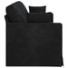 Bank Zwart 228 x 78 x 80 cm Fluweel