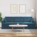 Bank Blauw 228 x 78 x 80 cm Fluweel