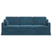 Bank Blauw 228 x 78 x 80 cm Fluweel