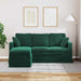 Bank Donkergroen 178 x 134 x 80 cm Fluweel