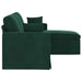 Bank Donkergroen 178 x 134 x 80 cm Fluweel