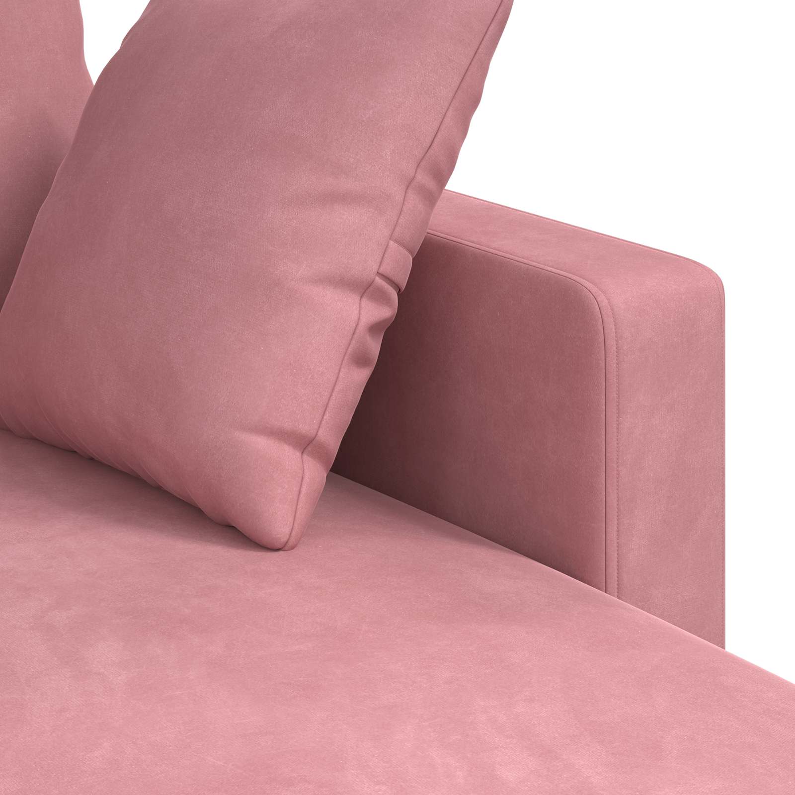 Bank Roze 178 x 134 x 80 cm Fluweel