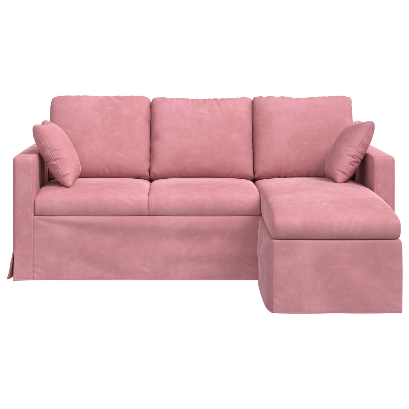 Bank Roze 178 x 134 x 80 cm Fluweel