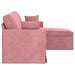 Bank Roze 178 x 134 x 80 cm Fluweel