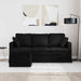 Bank Zwart 178 x 134 x 80 cm Fluweel