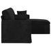Bank Zwart 178 x 134 x 80 cm Fluweel