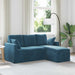 Bank Blauw 178 x 134 x 80 cm Fluweel