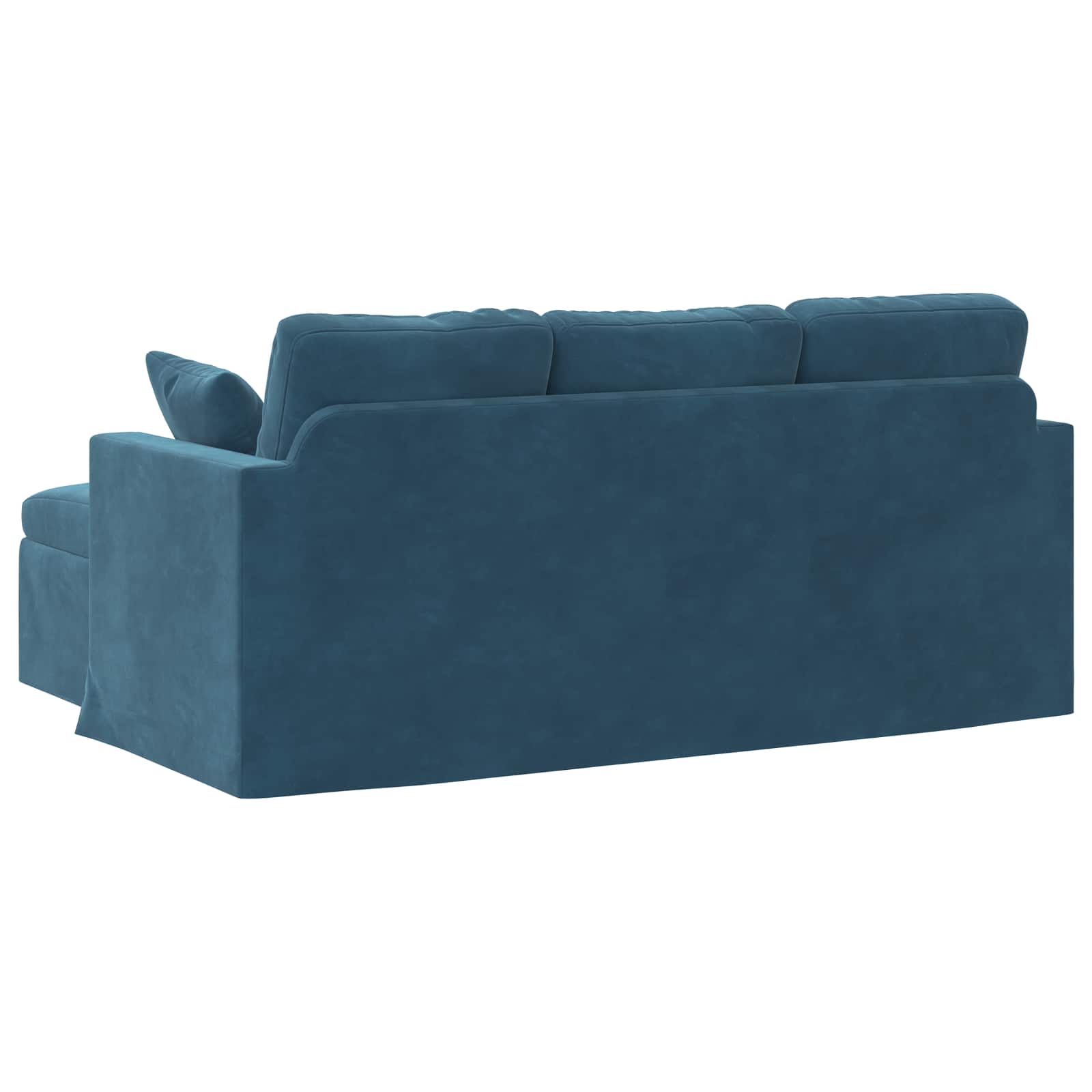 Bank Blauw 178 x 134 x 80 cm Fluweel