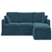 Bank Blauw 178 x 134 x 80 cm Fluweel