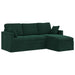 Bank Donkergroen 198 x 134 x 80 cm Fluweel