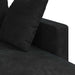 Bank Zwart 198 x 134 x 80 cm Fluweel