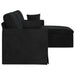 Bank Zwart 228 x 134 x 80 cm Fluweel