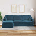 Bank Blauw 228 x 134 x 80 cm Fluweel