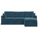 Bank Blauw 228 x 134 x 80 cm Fluweel